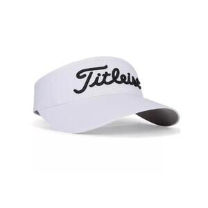 New Women’s TITLEIST Sundrop Golf Visor White/Black Adjustable